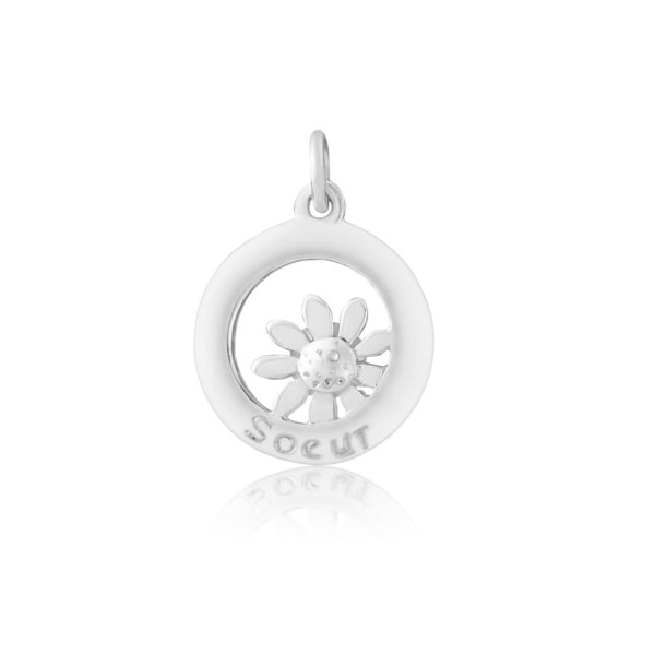 Sterling Silver Daisy Charm/ Pendant (Sister)