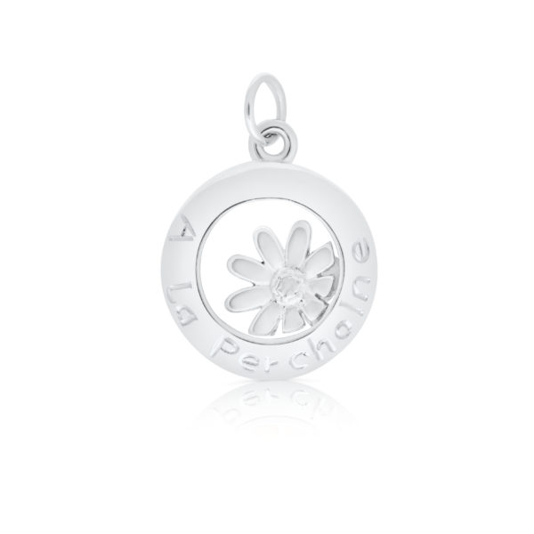 Sterling Silver HW Daisy Charm/Pendant (A La Perchoine)