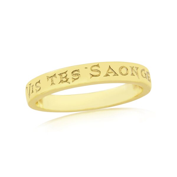 9ct Yellow Gold Ring (Live Your Dreams)