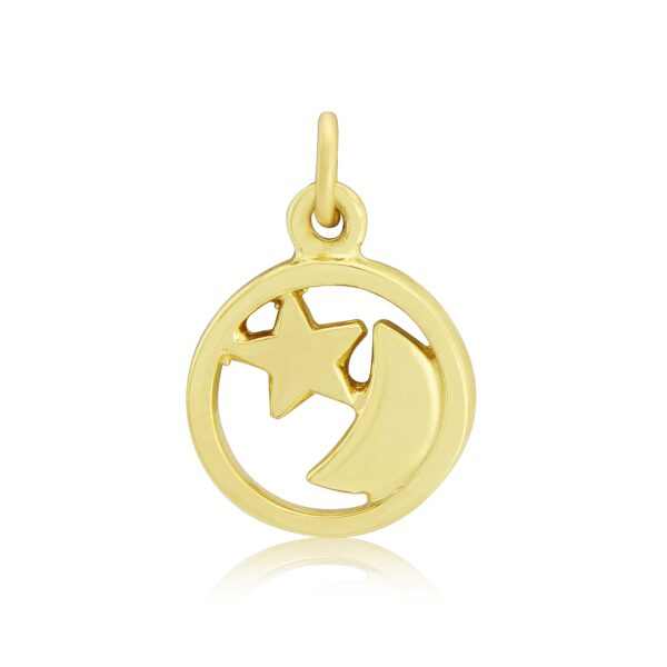 9ct Yellow Gold 13mm Charm/Pendant (LYTTMAB)