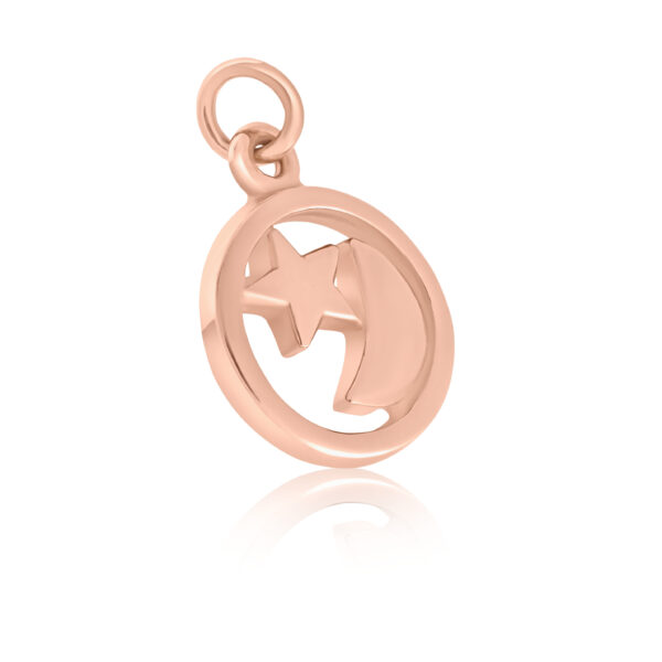 9ct Rose Gold 13mm Charm/Pendant (LYTTMAB) - Image 2