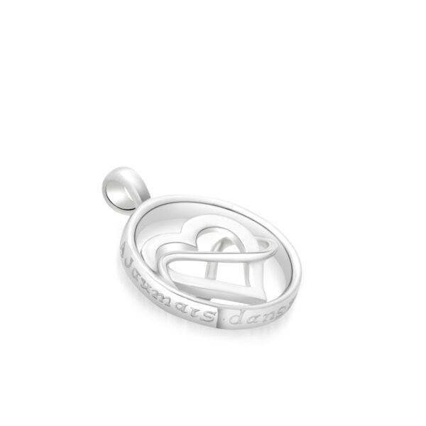 Sterling Silver Infinity Heart Pendant (Forever In My heart) - Image 2