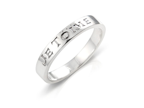 Sterling Silver Ring (I Love You)