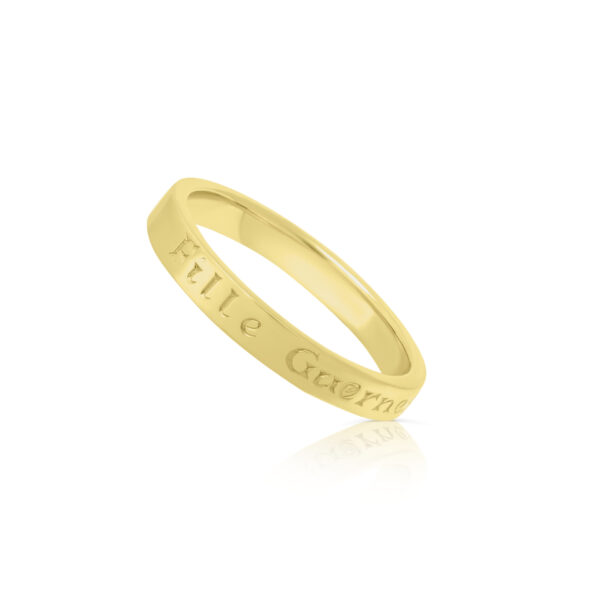9ct Yellow Gold Ring (Guernsey Girl)