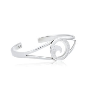 Sterling Silver Wave Bangle (Guernsey Girl)