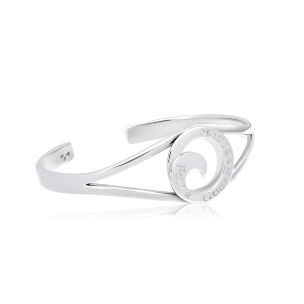Sterling Silver Wave Bangle (Guernsey Girl)