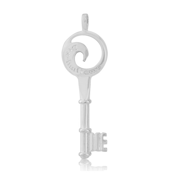 Sterling Silver Large Key Pendant (18)