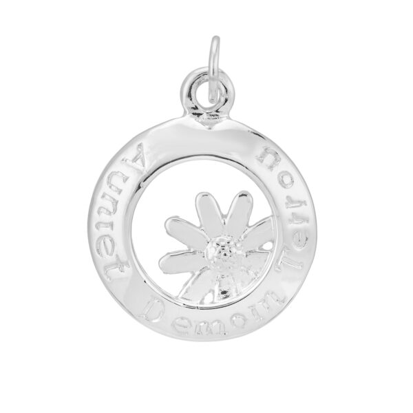 Sterling Silver HW Daisy Charm/Pendant (Today Tomorrow Always)