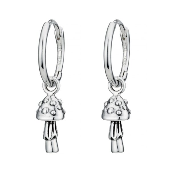 AMANITA - Sterling Silver Hoops