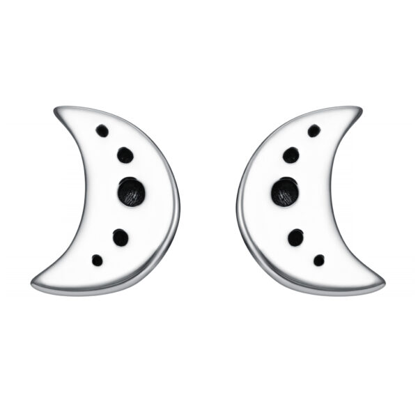 Moon - Sterling Silver Studs