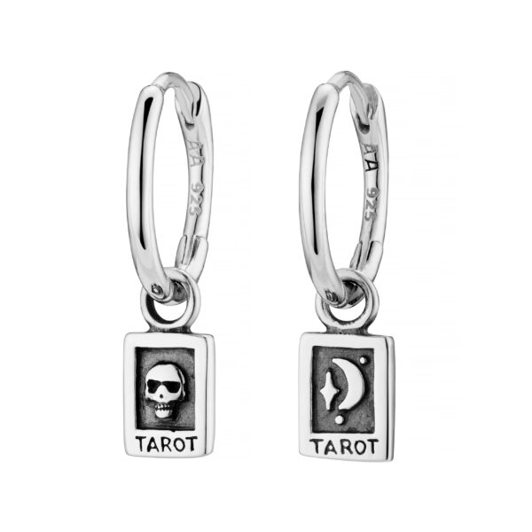 TAROT - Sterling Silver Hoops