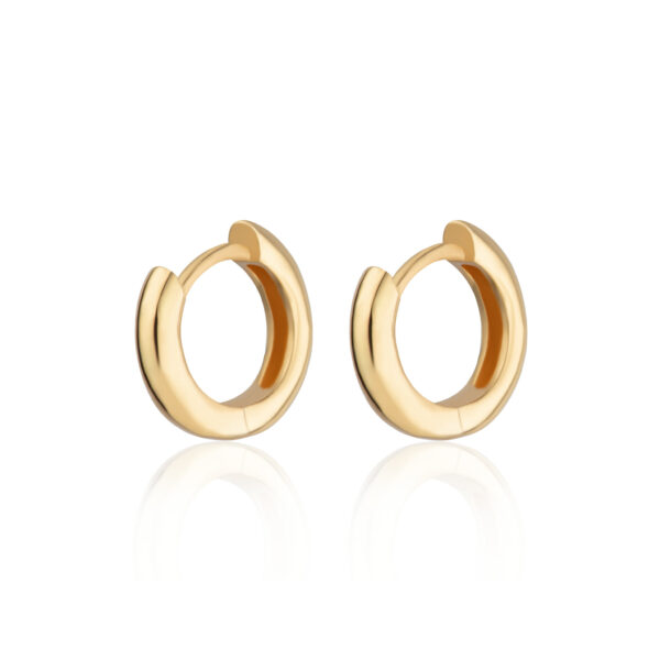 Huggie Hoop Earrings (Gold Plated)