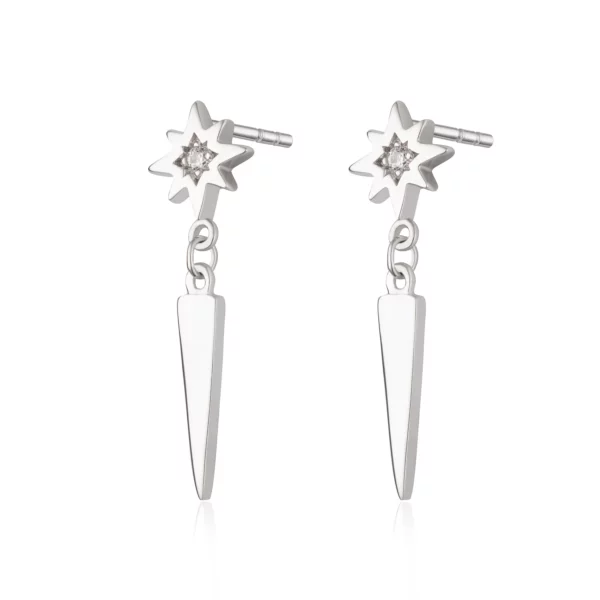 Hannah Martin Interstellar Spike Drop Stud Earrings