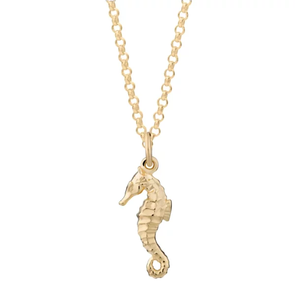 Seahorse Necklace (Gold Plated)