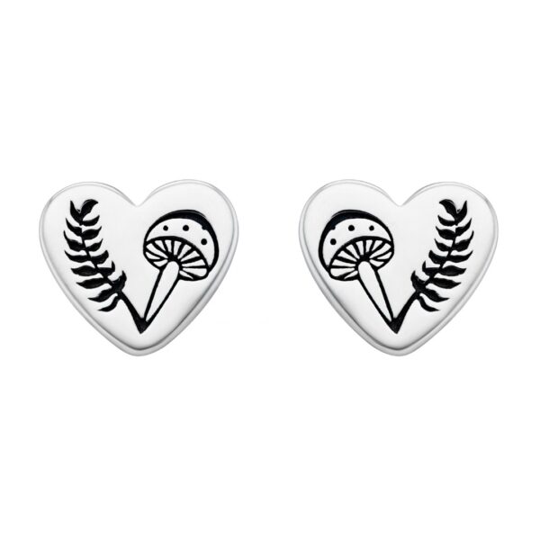 WILD HEART - Sterling Silver Studs
