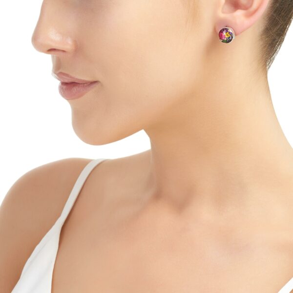 STERLING SILVER MIXED FLOWER STUDS - Image 2
