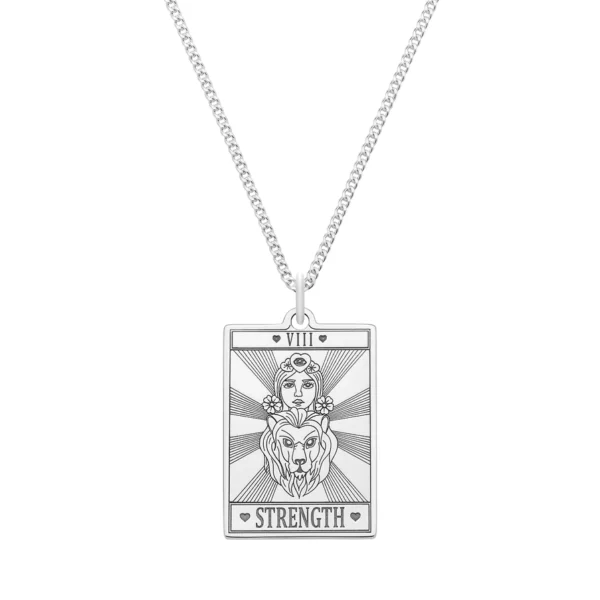 The Strength Tarot Necklace