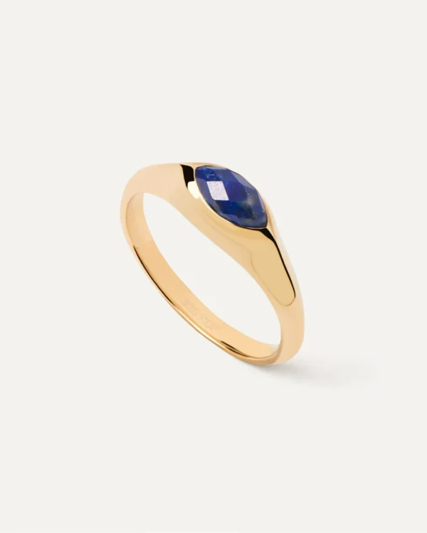 LAPIS LAZULI NOMAD STAMP RING