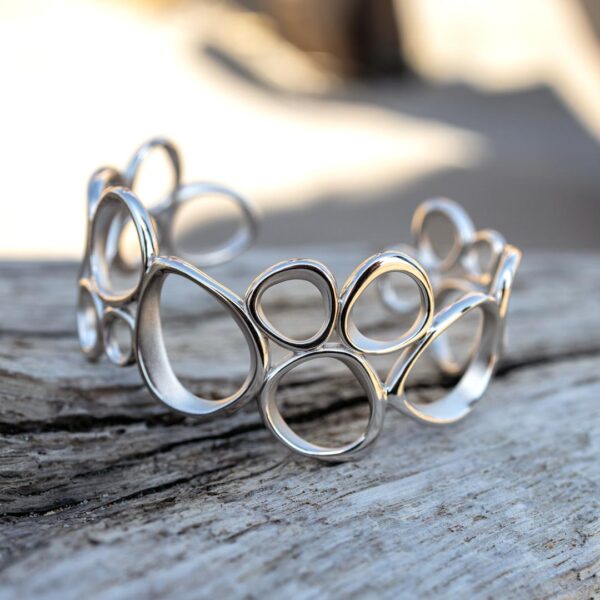 Coast Shore Cascade Cuff Bangle - Image 2