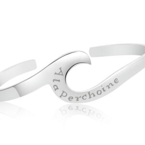 Sterling Silver Wave Bangle ( A La Perchoine)