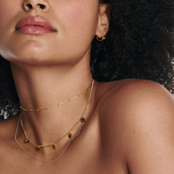HDXGEM Square Necklace - Tigers Eye - Image 3