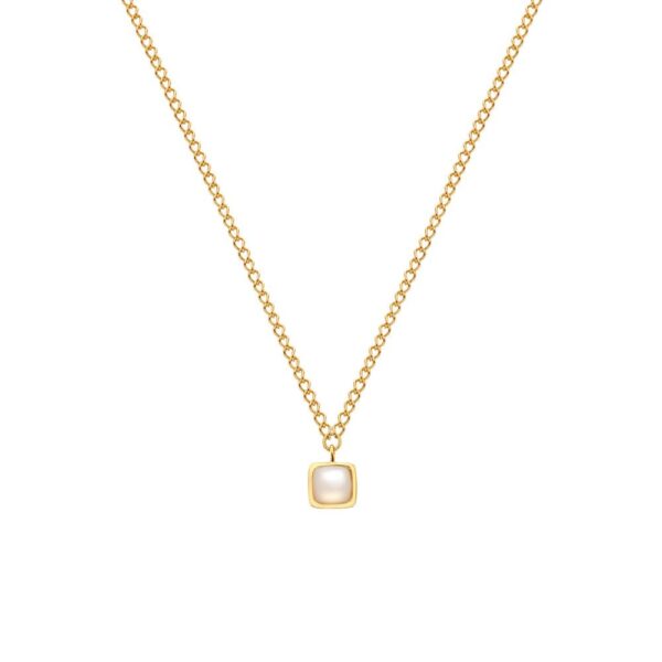 Square Necklace - Mother of Pearl - Image 2