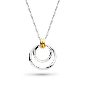 Bevel Unity Golden Duo Necklace