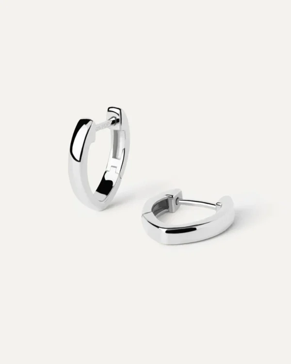 PDPAOLA DUKE SILVER EARRINGS