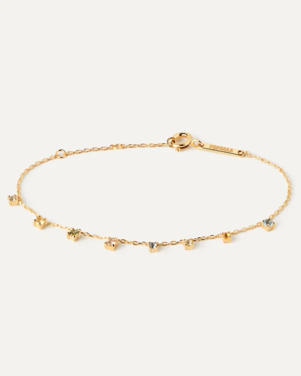 PDPAOLA RAINBOW SALSA BRACELET SILVER/GP