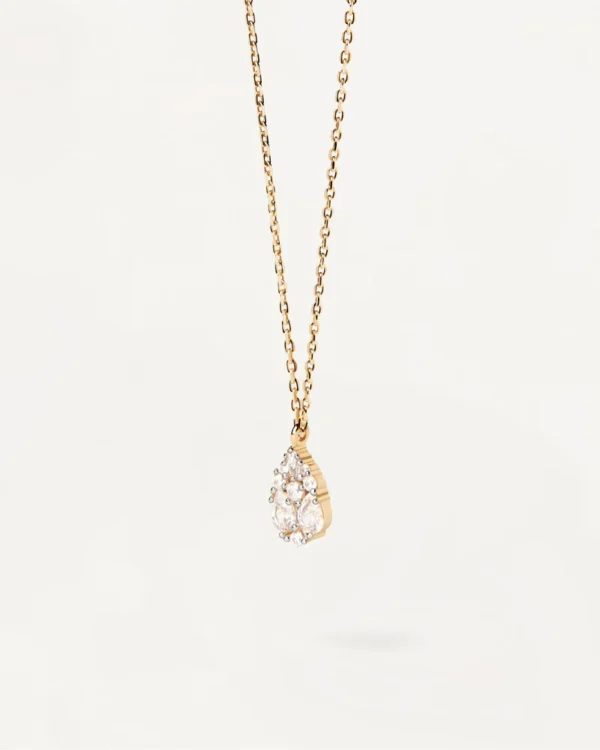 PDPAOLA VANILLA NECKLACE SILVER/GP