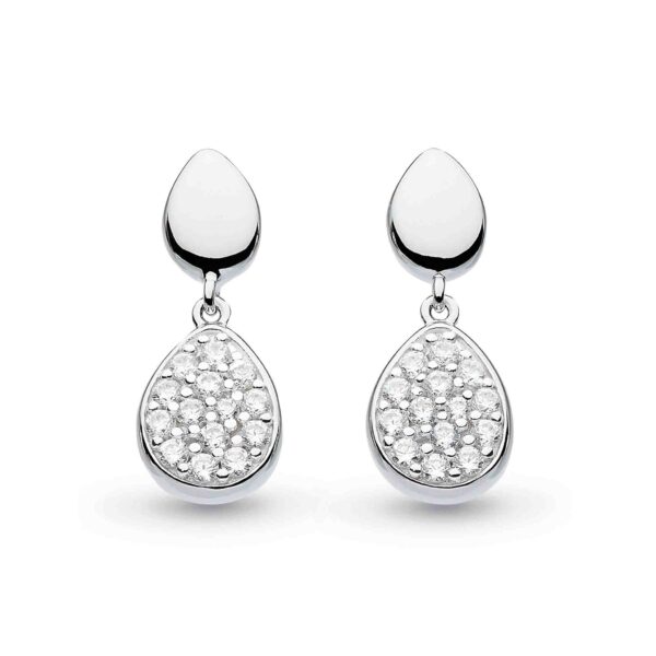 Coast Pebble Glisten Pavé Drop Earrings