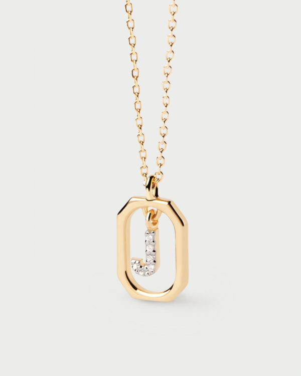 Mini J Letter Necklace